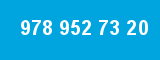 978 952 73 20 978 952 73 20